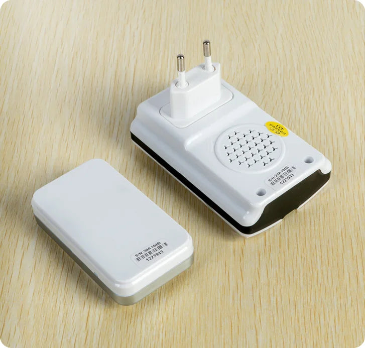 Wireless Doorbell Self-Powered No Battery Waterproof IP44 Wide Voltage 110-240V Global Plugs Long Range Remote Control CE