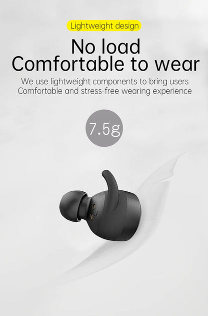 Bluetooth Wireless Headphones with Mic Sports Waterproof TWS Bluetooth Earphones Key Control Wireless Headsets Earbuds Phone