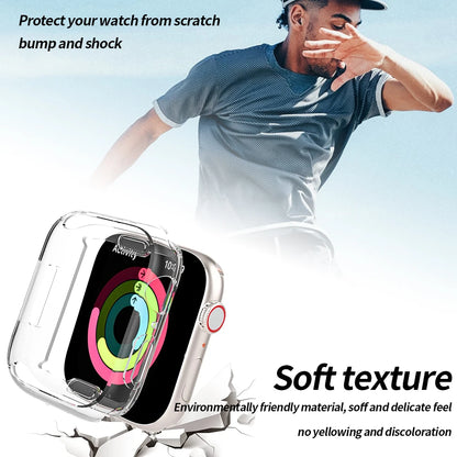 Screen Protector for Apple Watch Case 45mm 41mm 44MM 40MM 42mm 38MM Full TPU Bumper Cover Accessories iWatch Series 9 8 7 SE 6 3