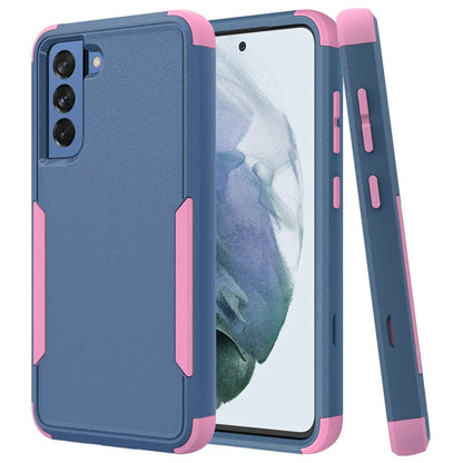 For Samsung Galaxy S21 FE S22 Plus S23 S24 Ultra 3 Layer Armor Hybrid Shockproof Case for A12 A32 A52 A52S A13 A33 A53 A14 A54