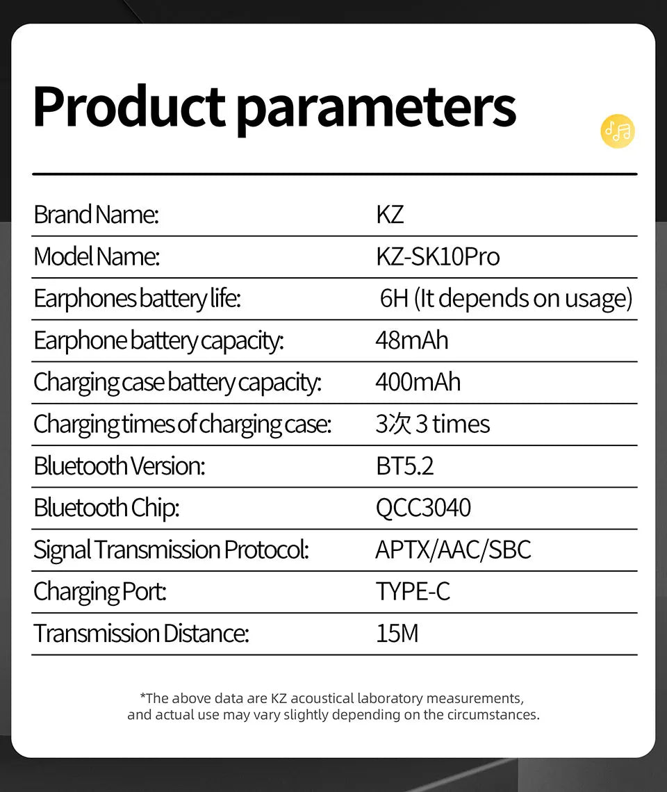 KZ SK10 Pro TWS Earphones Bluetooth Wireless Hybrid HiFi Game Earbuds Noise Cancelling Sport Monitor Headset Z3 SKS S2 Z1PRO