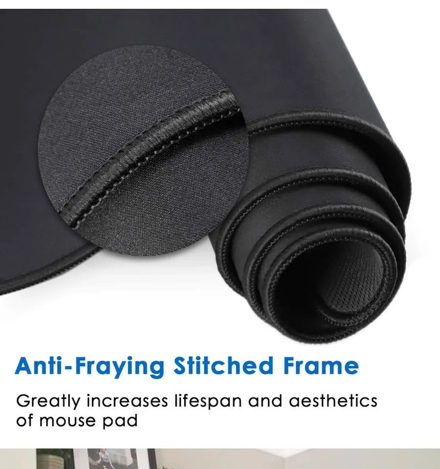 Urgrico Large Mouse Pad Anti-slip Rubber Mouse Mat PC Computer Gamer Desk Mat Stitched Edge Gaming Mouse Pad for CS GO LOL Dota
