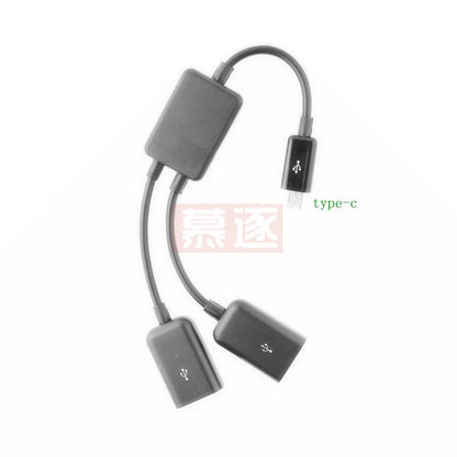 Hot! neue Design Hohe Qualität Portable USB 3.1 Typ C USB-C Dual 2 Port Hub Adapter Für PC Laptop Tablet BK