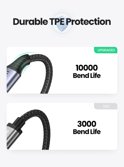 UGREEN MFi For USB Lightning Cable Charger For APPLE iPad iPhone 14 13 11 8 12W Fast charging data Braided short long Carplay 2m