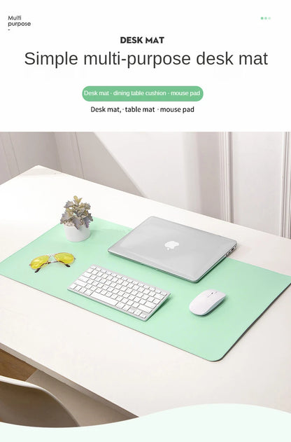 white mousepad Portable Mouse pad large Gaming Waterproof Non-slip PU Suede Desk Mat Computer Keyboard desk pad Mats