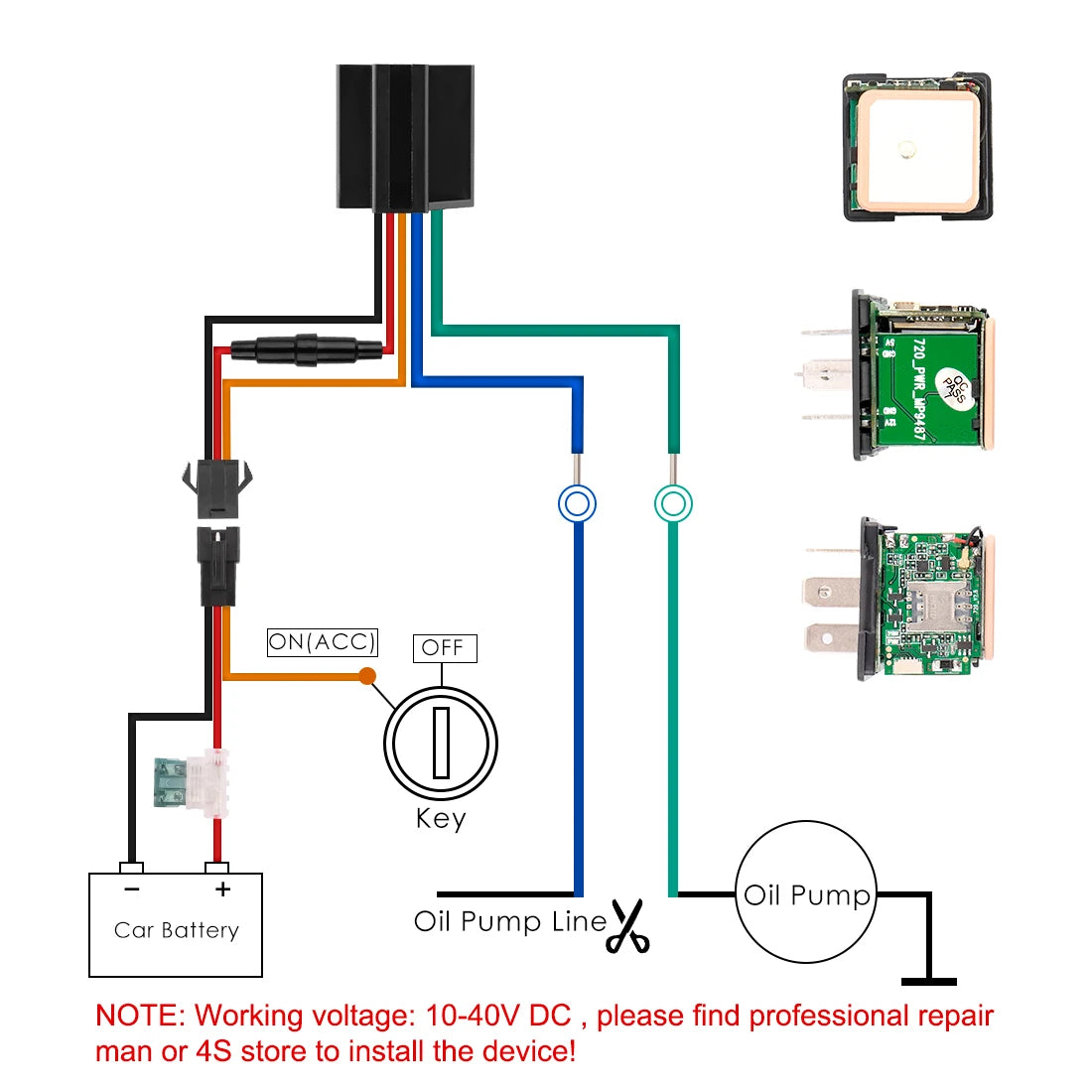 MiCODUS Relay GPS Tracker Car MV730 9-90V Cut Fuel ACC Detect 2G 4G Mini Motorcycle GPS Realtime Track Vibrate Alert FREE APP