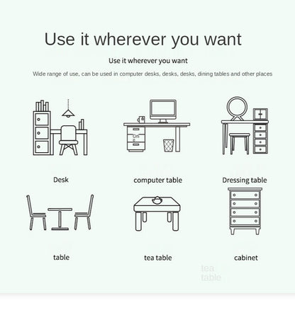 white mousepad Portable Mouse pad large Gaming Waterproof Non-slip PU Suede Desk Mat Computer Keyboard desk pad Mats