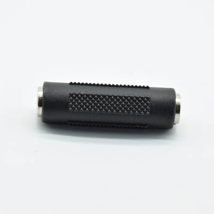2pcs 3.5 mm Female to 3.5mm Female Jack Stereo Connector Coupler Adapter Audio Cable Extension for MP3 DVD Headphone Car AUX