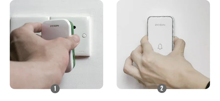 Self-Powered Wireless Doorbell No Battery Needed, 100dB Loud Chime, 120m Range, Waterproof (IP44), 52 Melodies