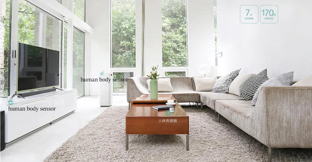 Chinese MIJIA Smart Door/ Window Sensor Human Body Sensor Wireless Switch Water Flood Leak Smoke Detector Work For Xiaomi APP