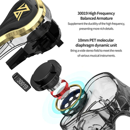 KZ SK10 Pro TWS Earphones Bluetooth Wireless Hybrid HiFi Game Earbuds Noise Cancelling Sport Monitor Headset Z3 SKS S2 Z1PRO