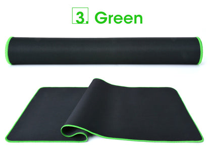 Large Gaming Mouse Pad Computer Mousepad Waterproof Multi-size Anti-slip Natural Rubber Desk Mat with Locking Edge Play