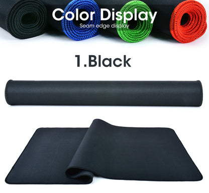 Large Gaming Mouse Pad Computer Mousepad Waterproof Multi-size Anti-slip Natural Rubber Desk Mat with Locking Edge Play