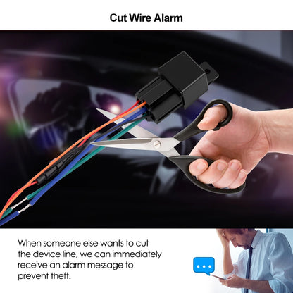 MiCODUS Relay GPS Tracker Car MV730 9-90V Cut Fuel ACC Detect 2G 4G Mini Motorcycle GPS Realtime Track Vibrate Alert FREE APP