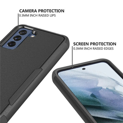For Samsung Galaxy S21 FE S22 Plus S23 S24 Ultra 3 Layer Armor Hybrid Shockproof Case for A12 A32 A52 A52S A13 A33 A53 A14 A54