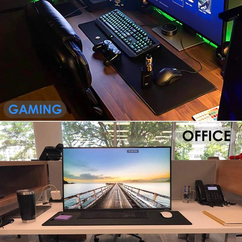 Urgrico Large Mouse Pad Anti-slip Rubber Mouse Mat PC Computer Gamer Desk Mat Stitched Edge Gaming Mouse Pad for CS GO LOL Dota