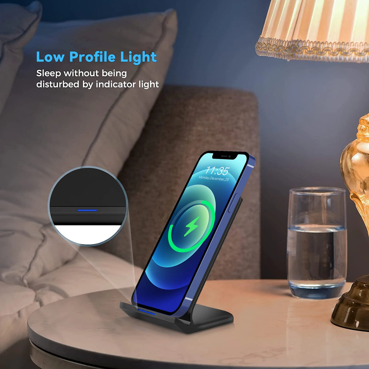 30W Qi Wireless Charger Stand Fast Charging Dock Station For Samsung S20 S10 Xiaomi iPhone 12 11 Pro X XS Max XR 8 Phone Holder