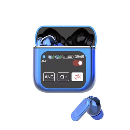 SE-60 TWS Touch Screen Bluetooth 5.4 Earphones ANC ENC Noise Cancelling Gaming Low Latency Stereo Wireless Earbuds Long Battery