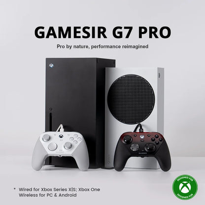 GameSir G7 Pro Wireless Controller for Xbox Series X|S, PC, iOS, Android with TMR Anti-Drift Sticks, Hall Effect Triggers, Charging Dock