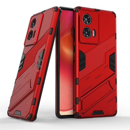 For Motorola Edge 50 Fusion 5G Case Magnetic Armor Shockproof Stand Phone Cases for Moto Edge50 Fusion Edge50Fusion Back Cover