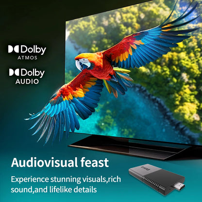 TV Stick TVR3 Max 8+128 Android 14 Smart 4K Video Decode Player Supports Netflix & YouTube Home Entertainment Android TV Box