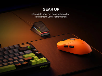 Rapoo VT1 MAX / VT1 Wireless Gaming Mouse 30K/26K DPI True 8K Wireless Polling Rate 49g Lightweight Up to 750 Hour Battery 10 Programmable Buttons On-Board Memory Esports Laptop Gaming Mice Compatible with Windows Mac