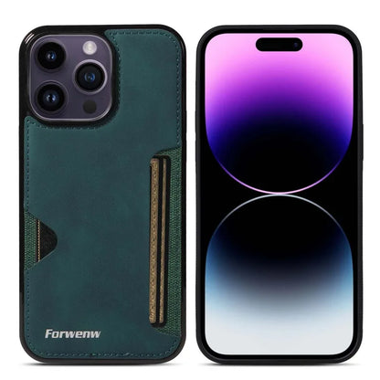 Retro Card Holder Phone Case for iPhone 18 17 16 15 14 13 12 11 Pro Max 17E Air XS XR SE 7 8 Plus Busines Wallet Leather Cover