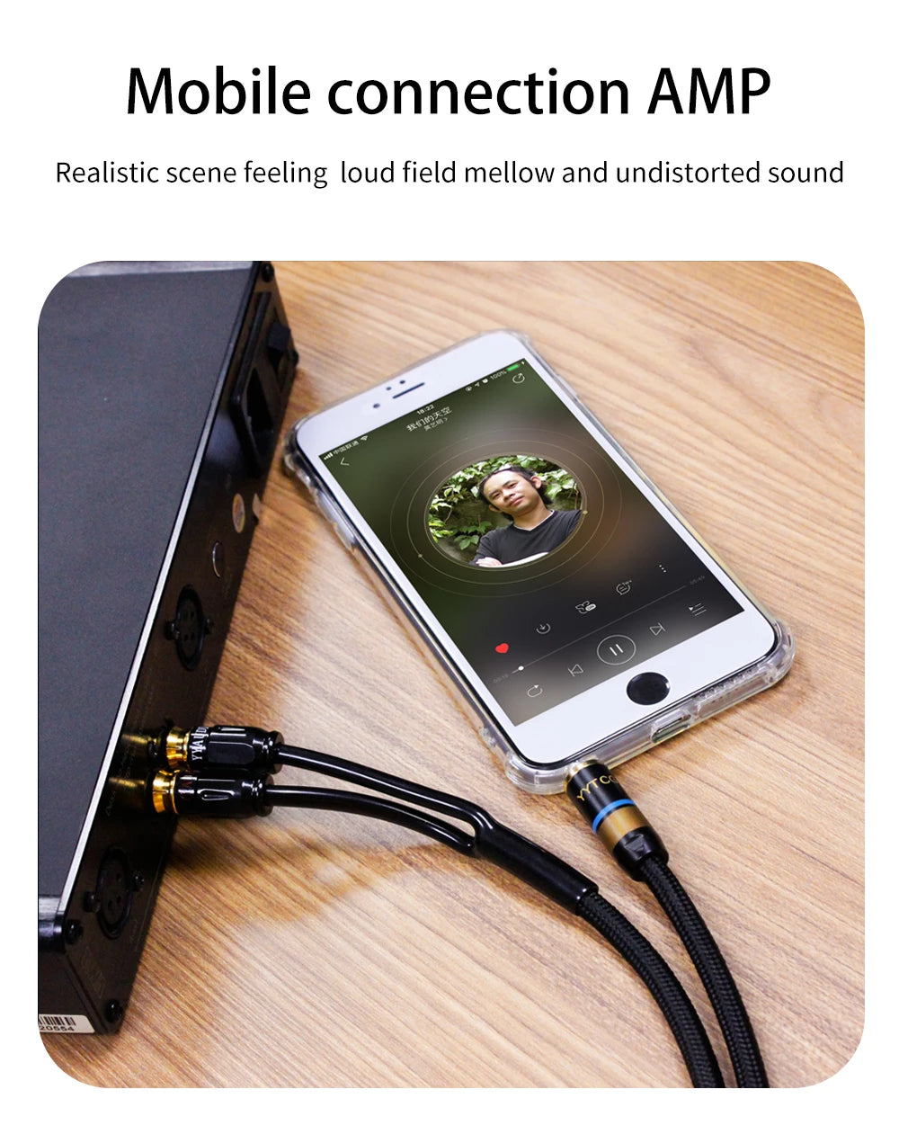 YYTCG RCA Cable HiFi Stereo 3.5mm to 2RCA Audio Cable AUX RCA Jack 3.5 Y Splitter for Amplifiers Audio Home Theater Cable RCA