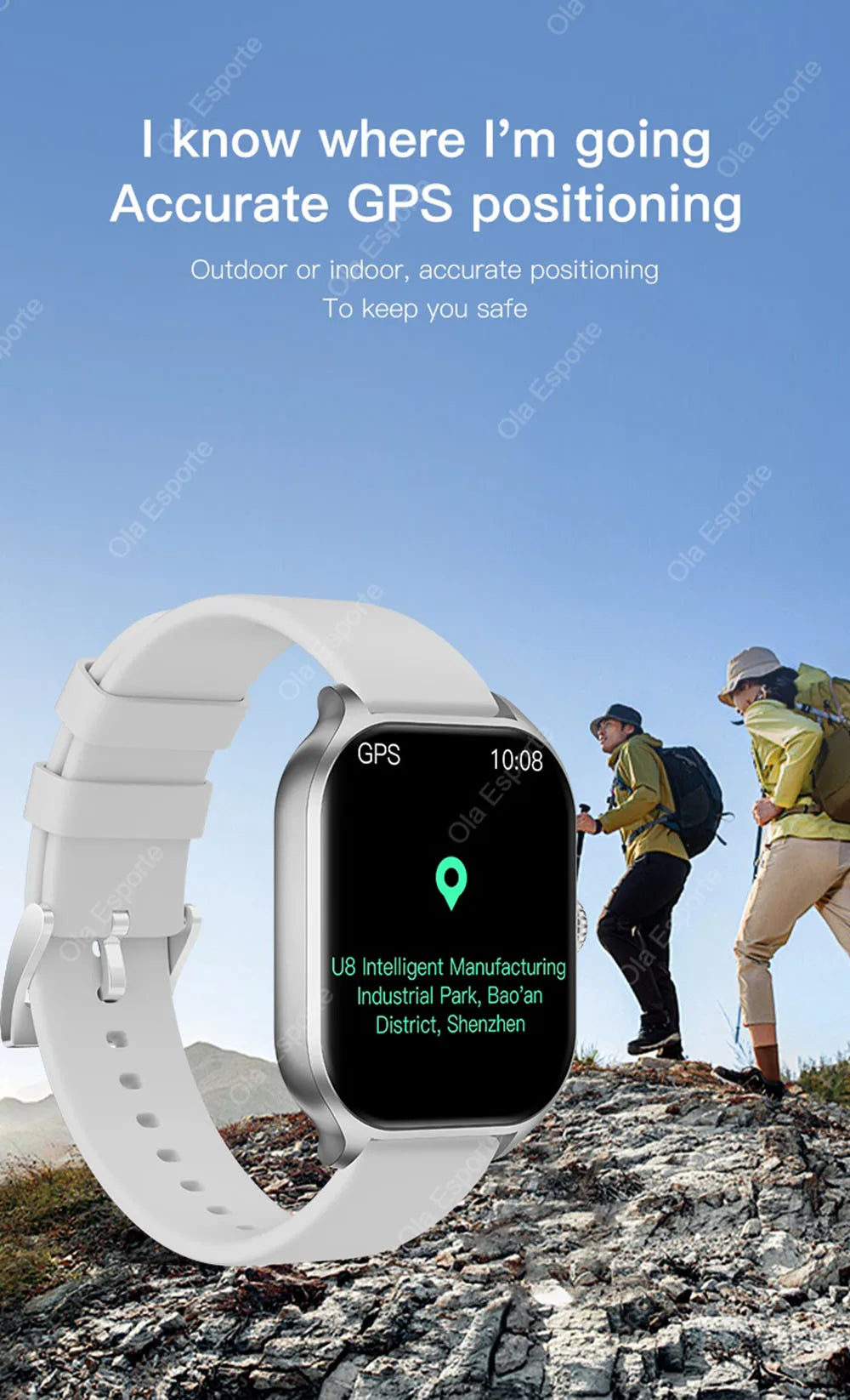 2026 New Smart Watch For Android IOS 2.01Inch Color Screen Bluetooth Call Blood Oxygen/Pressure Monitoring SmartWatch Women HT30
