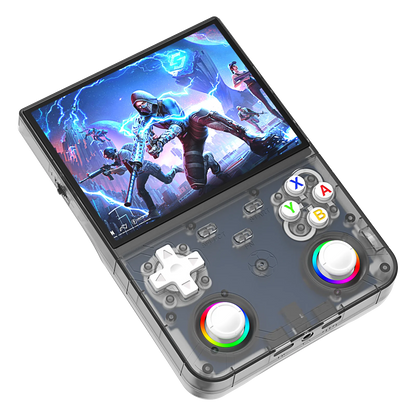 R36 Ultra X Open Source Portable Game Device 4.5 Inch Full‑Laminated IPS Screen Quad‑Core Processor RGB Light Joystick Vibration