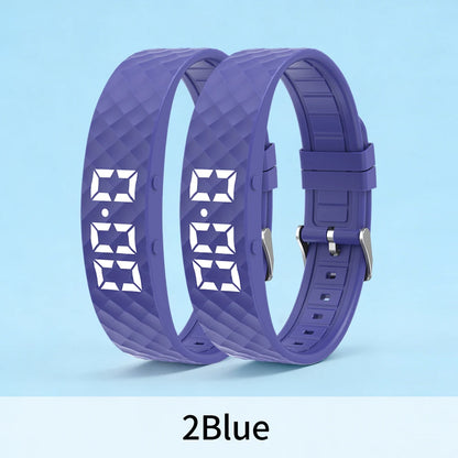 Smart Bracelet LED Digital Waterproof Smart Clock Smartband With running pedometer Monitor Smart Band Vibration Alarm Reminder