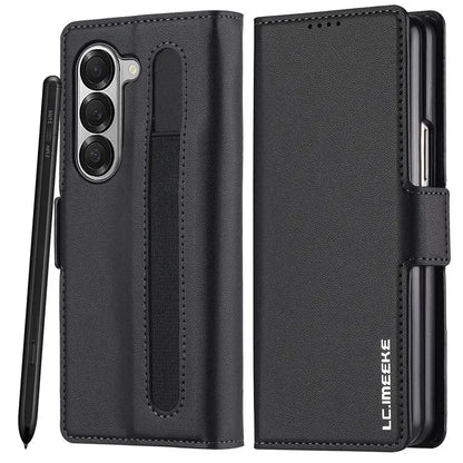 Magnetic Flip Leather Phone Case for Samsung Galaxy Z Fold 8 Ultra7 6 5 4 3 5G Fold6 Fold5 Fold8 Wallet Card Cover Etui Coque