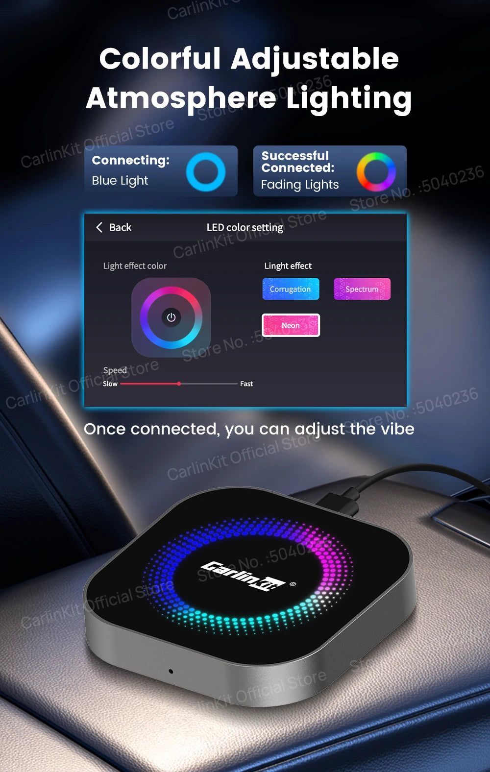 CarlinKit TV Box S2F Android 13 CarPlay Ai Box SM6225 8 Cores Wireless CarPlay Android Auto Video Streaming Box 4G LTE &WiFi GPS