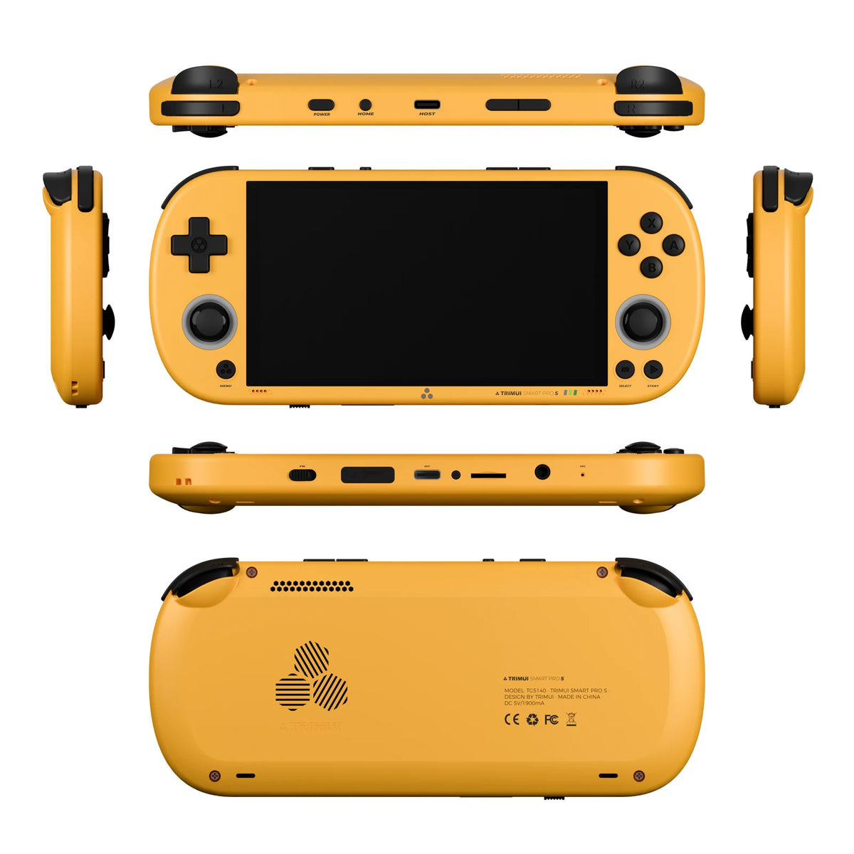 Trimui Smart Pro S TG5050 Handheld Game Console - Best for PSP Game, Octa-core 2.0GHz 4.96" IPS Display RGB LED 5000mAh Battery