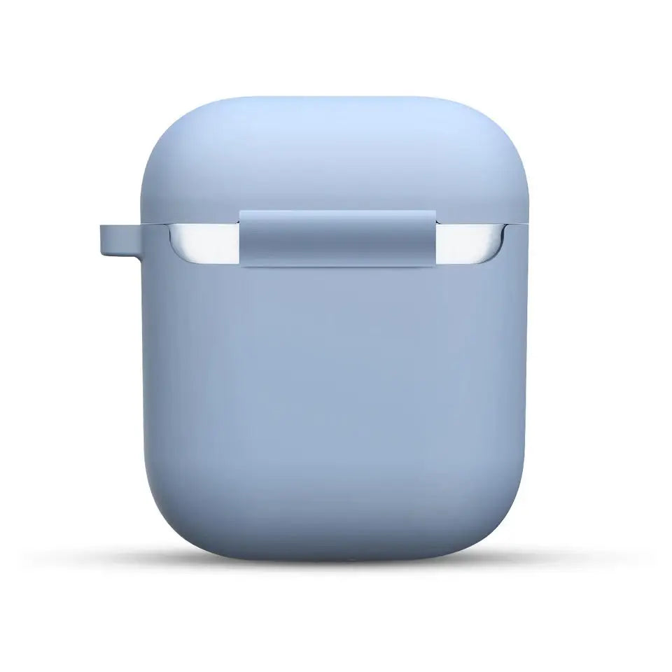 Silicone Cases With Hook Cover For Apple Airpods 1/2 Protective Shockproof Wireless Earphone Cover For Airpods 2 1 Case Box Bags