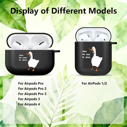 Case For Airpods Pro2 2 3 4 1 Pro3 Pro Earphone Cases Cover Cute Cartoon Duck