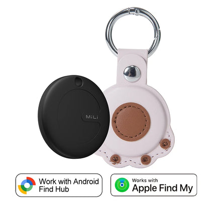 Dual System MiLi MiTag Smart Location Tag Bluetooth GPS Tracker Locator Keys Finder Works With Apple Find My & Google Find Hub