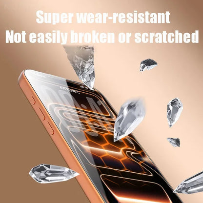 1-5PCS Easy Install HD Screen Protector For iPhone 17 Pro Max 15 16 13 11 14 16e 12 Mini XR X Xs 7 8 Plus Air Tempered Glass