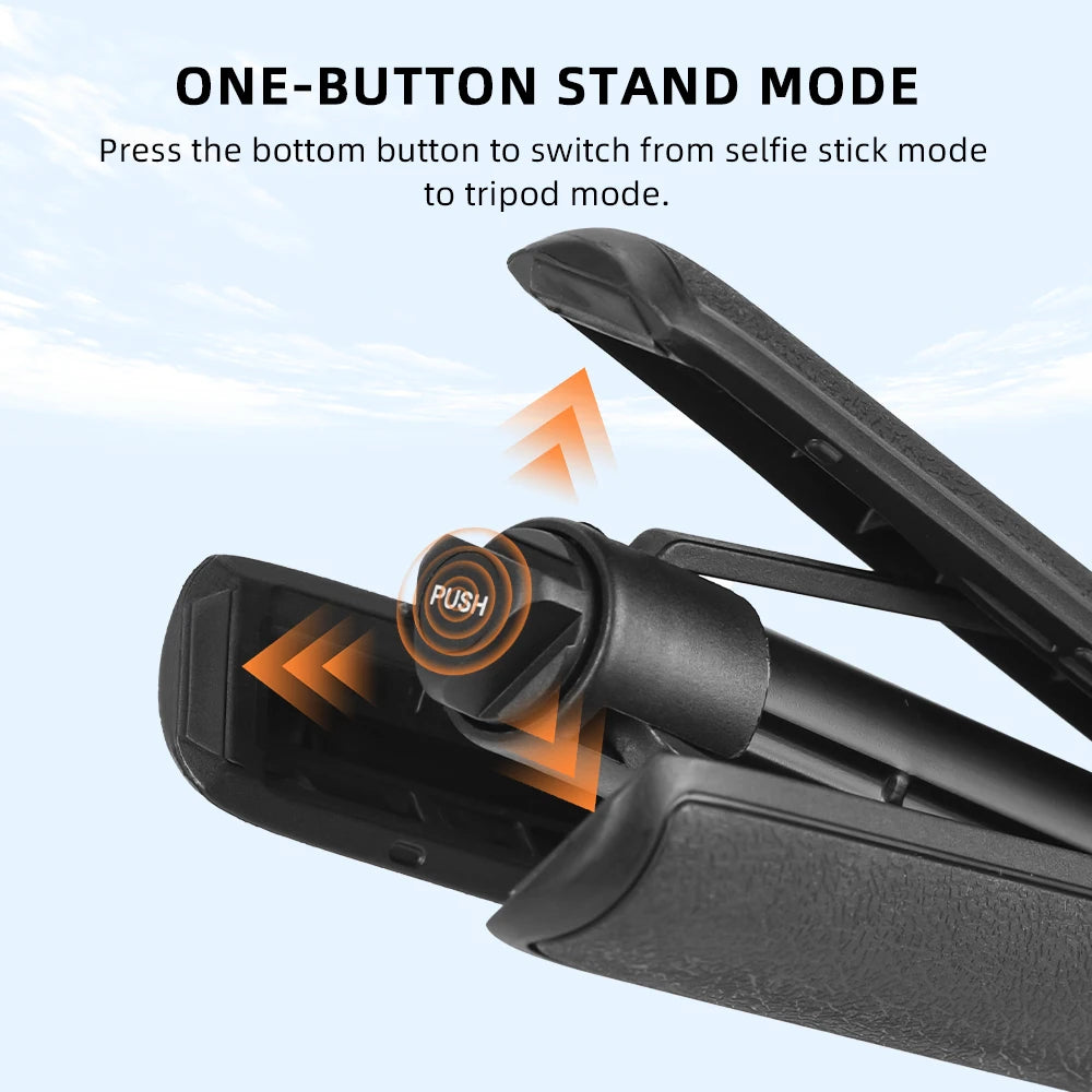 Flymile Action 6 Extendable Tripod Selfie Stick With Quick-release Base for DJI OSMO Action 6 Accessories Vlog Handle