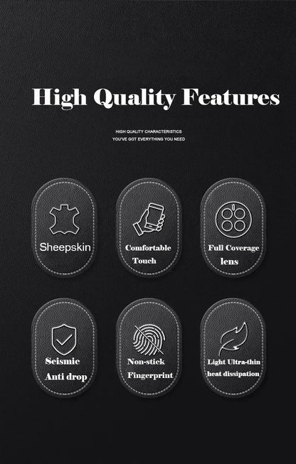 EUCAGR For Motorola Moto G56 G67Power G77 Sheepskin PU Leather Shockproof Silicone Phone Cases For Moto G06 G86 Back Cover Coque