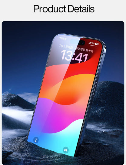 SmartDevil Full Cover Tempered Glass for iPhone 18 Pro Max 17ProMax 16Pro Screen Protector for iPhone 18Pro HD Anti-blue Light