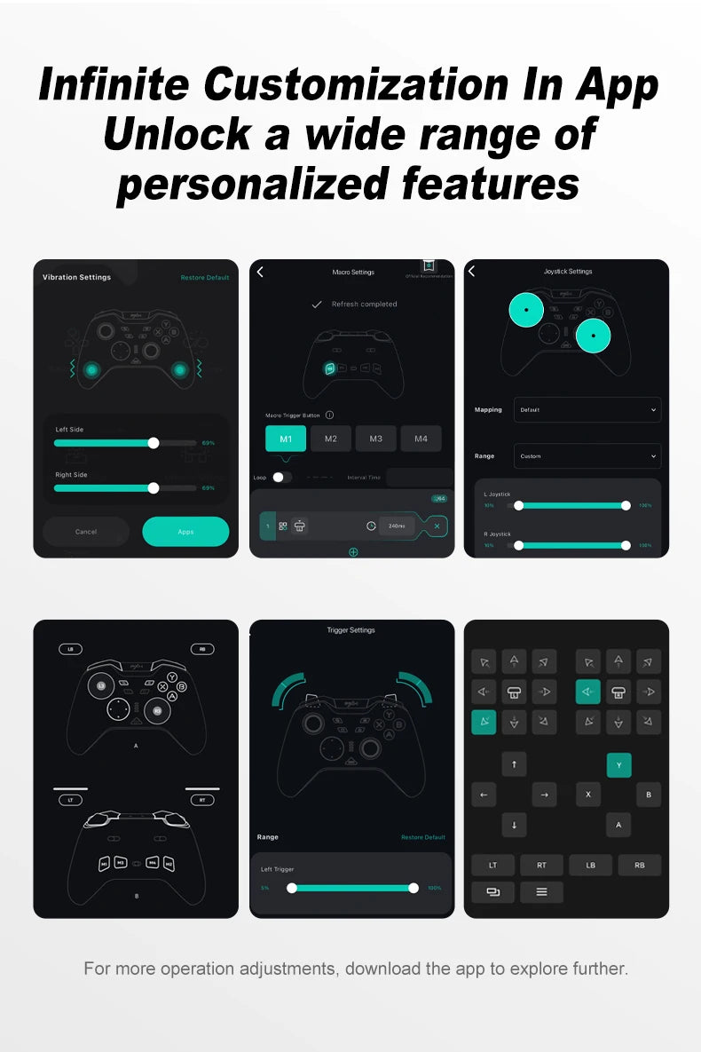 Pink Game Controller, Original PXN P5 Controller Supports Switch, iOS, Android, Computer PC, Built-in 2.4G Receiver