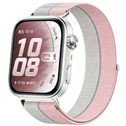 Official Nylon Braided Strap for Huawei Watch Fit 5/5 Pro Breathable Bracelet Watchband Huawei Watch Fit 4 Pro/4/3 Accessories