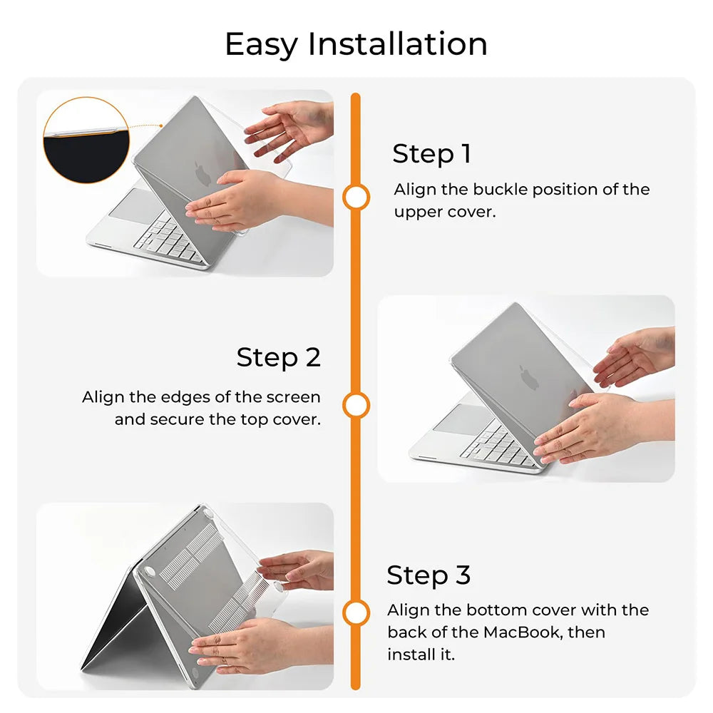Crystal Clear Laptop Case For Macbook Neo 13 A3404 Case Mac Book Neo A18 Pro Chip 2026 Scratch Resistant Protective Cases Cover