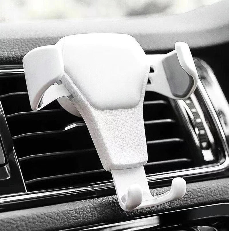 Car Air Vent Mount Auto Phone Holder Gravity Triangular Hold One Hand Operation For Cell Phones Navigation Car Phone Stand
