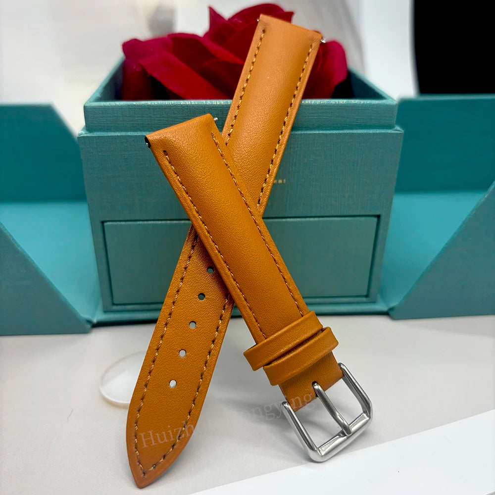 Watch Band For HUAWEI WATCH GT5 GT4 41mm PU Leather Bracelet 18mm Strap For Garmin VENU 4 /3S 2S/Forerunner 255S 265S Watchbands