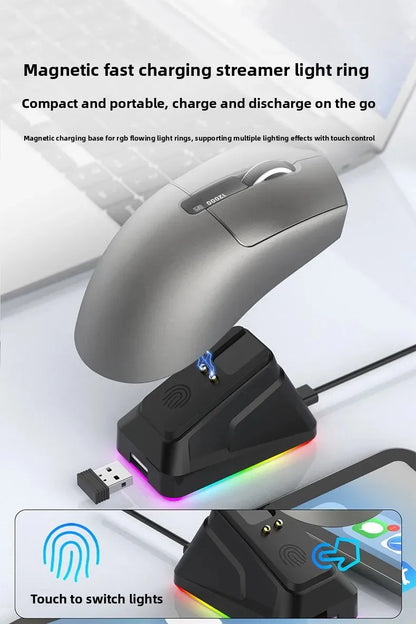X11PRO Wireless Gaming Mouse, Tri-Mode Bluetooth+2.4G+wired,65g Lightweight, PAW3311 Sensor, 12000 DPI