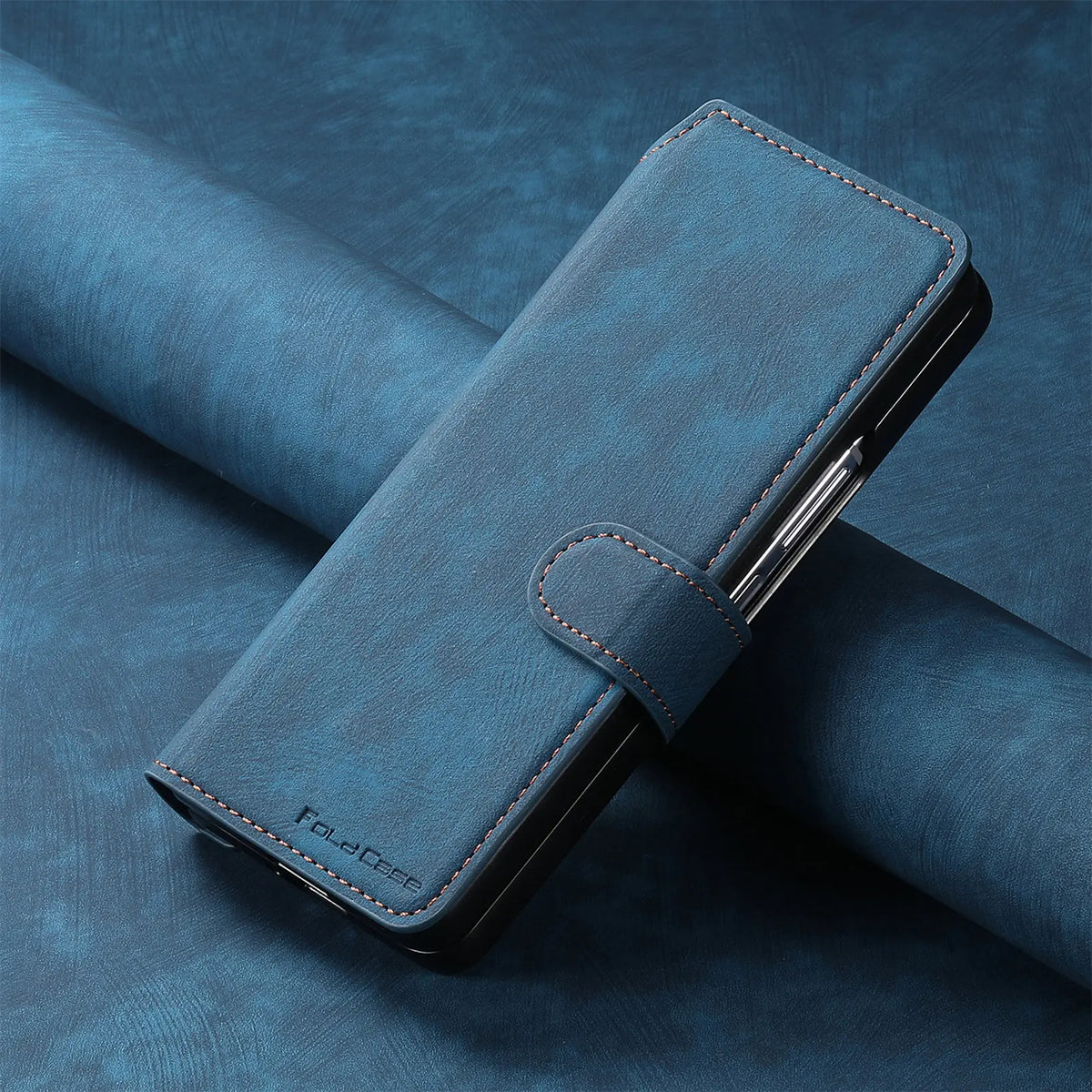 2 in 1 Detachable Cards Solt Wallet Flip Book Case For Samsung Galaxy Z Fold 6 5 5G Fold6 Fold5 Removable Bag Magnetic Cover