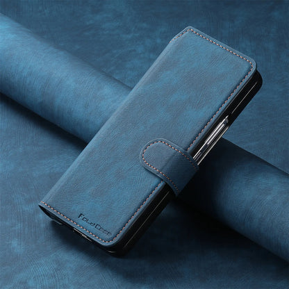 2 in 1 Detachable Cards Solt Wallet Flip Book Case For Samsung Galaxy Z Fold 6 5 5G Fold6 Fold5 Removable Bag Magnetic Cover