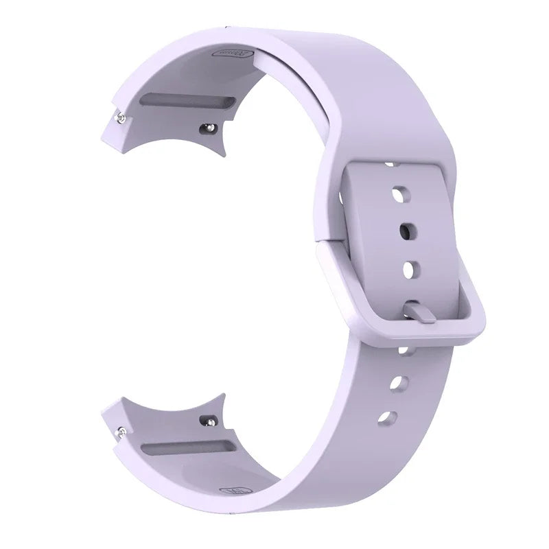 Silicone Strap For Samsung Galaxy Watch 4/5/6/7 40mm/44mm Pro 45mm Band No Gap Bracelet Belt Watch 4 6 Classic 47mm/46mm Correa